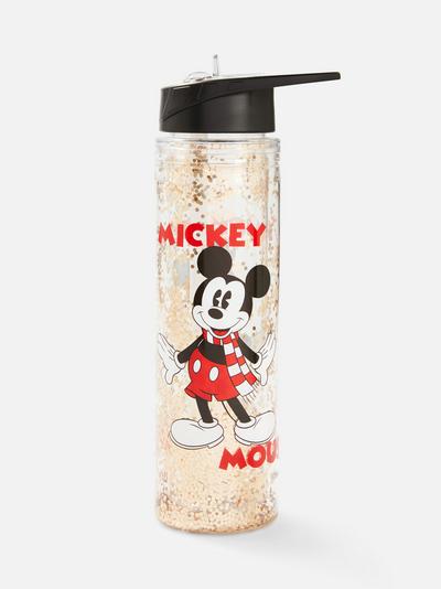 Disney Mickey Mouse Glitter Water Bottle
