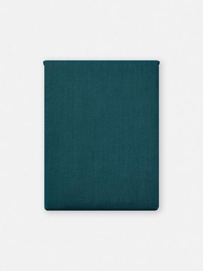 Blaugrüne Kopfkissenbezüge aus Baumwolle, 2er-Pack