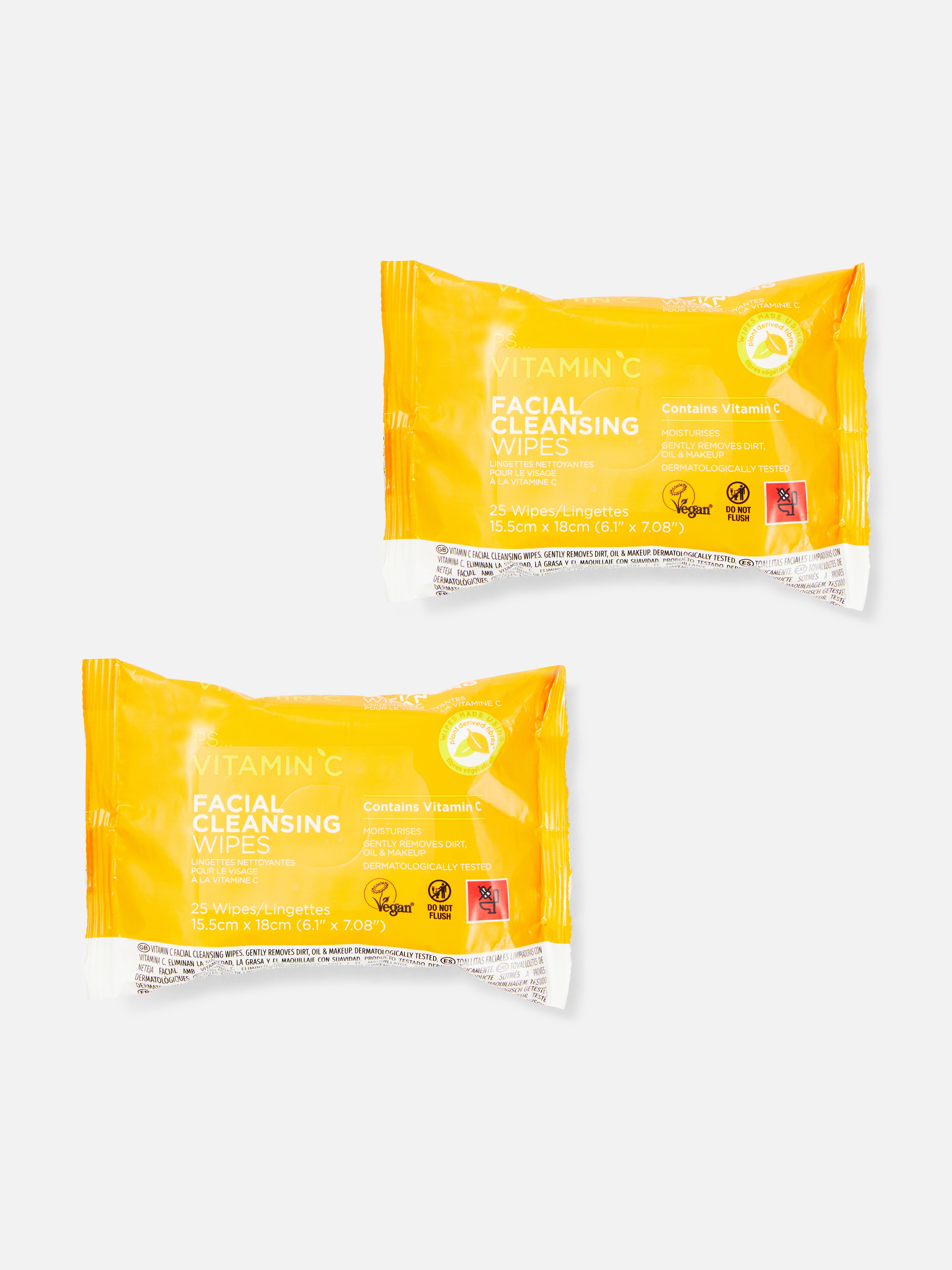 Șervețele cu vitamina C pentru curățarea feței