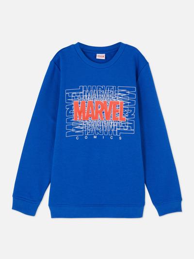 Sweatshirt met print Marvel