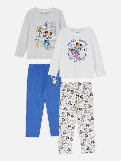 „Disney Micky Maus“ Pyjamaset, 2er-Pack
