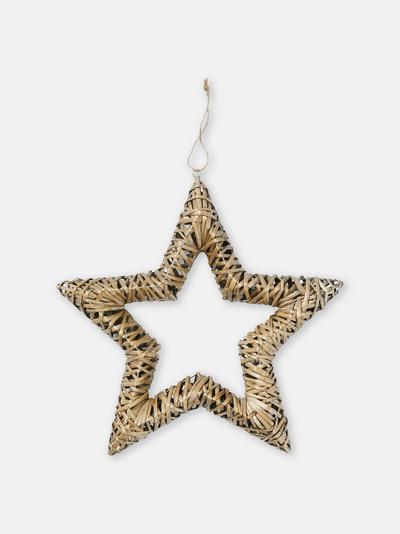 Rattan Hanging Star Ornament