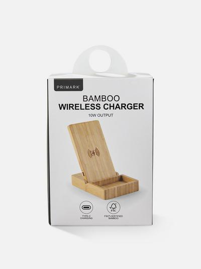 Bamboo Wireless Charging Station