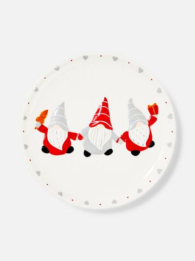 Christmas Gnome Side Plate