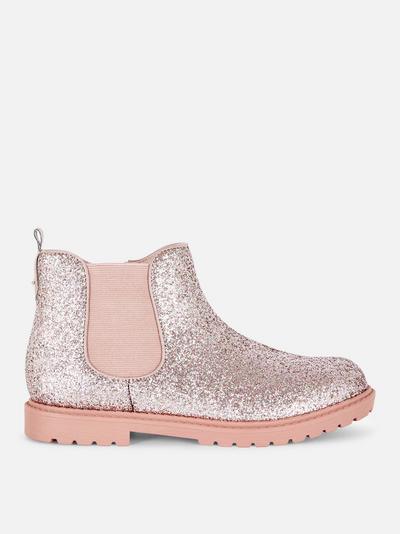Glitter Embellished Boots