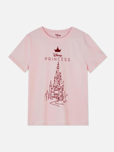 T-shirt estampado castelo Disney Princess