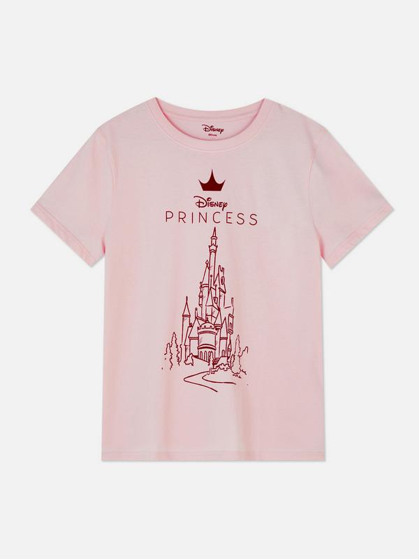 Camiseta con estampado de castillo de Princesas de Disney