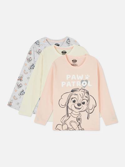 Pack 3 t-shirts manga comprida PAW Patrol