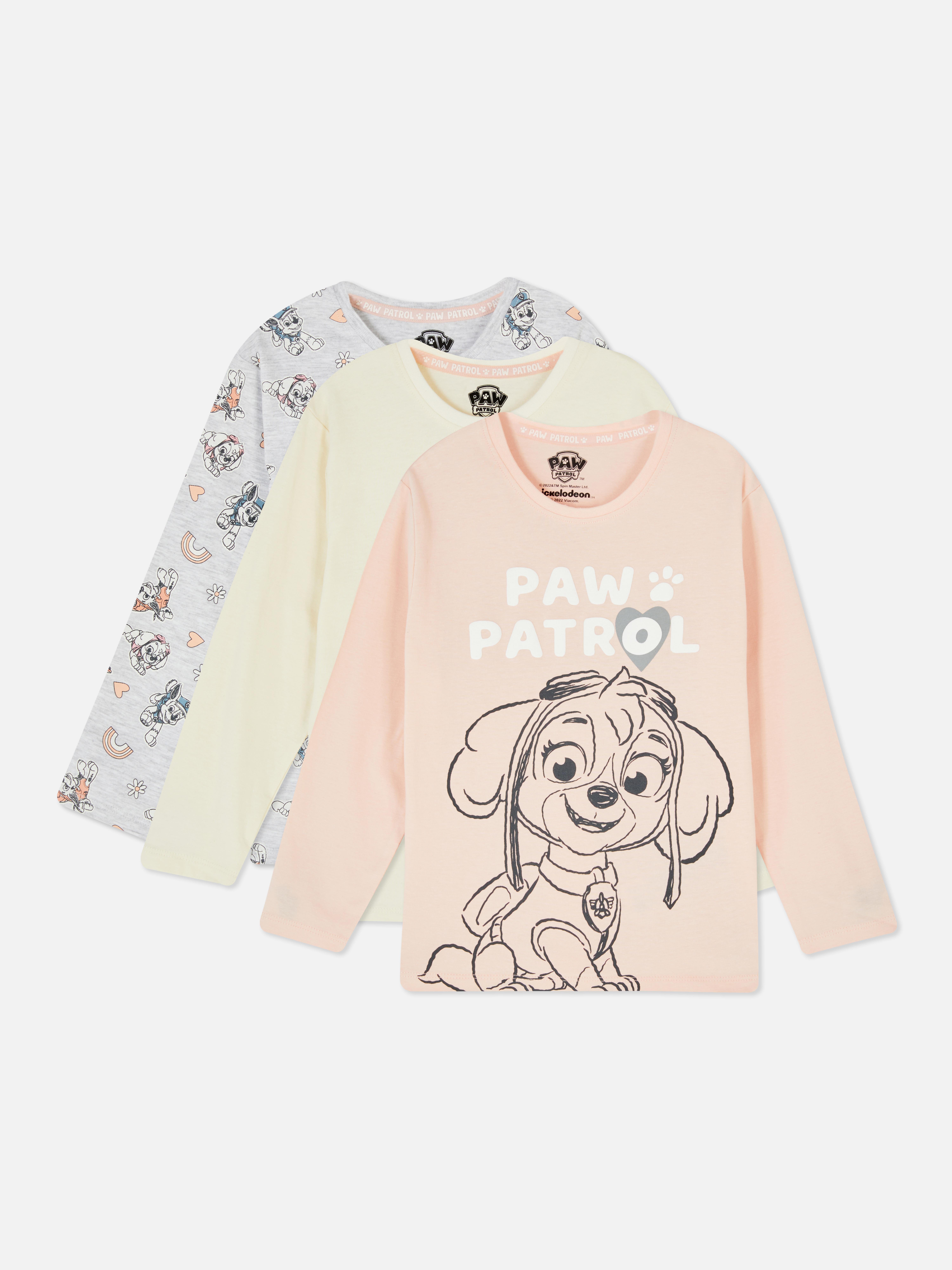 Pack de 3 camisetas de manga larga de La Patrulla Canina | Moda para bebés niña | para bebés y recién nacidos | Ropa para niños | Todos los productos Primark | Primark España
