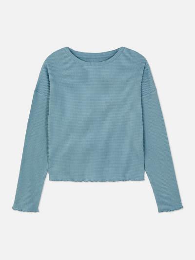 Supersoft Waffle Long Sleeve Top