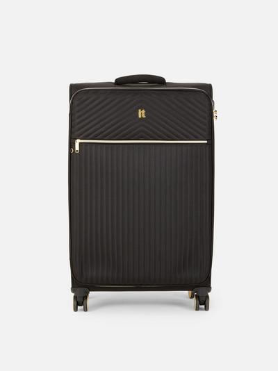 Quilted Soft Shell Suitcase