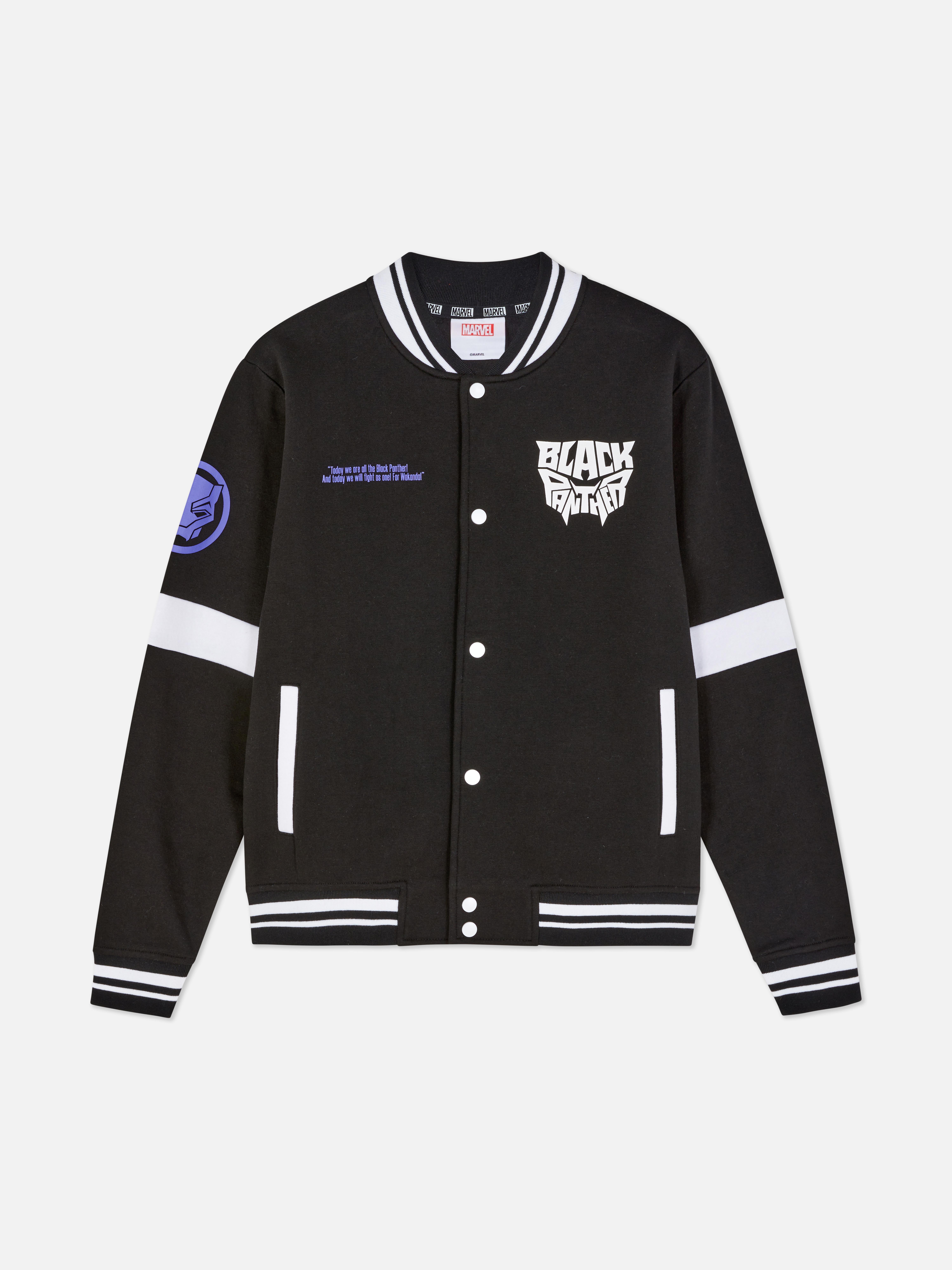 Blouson universitaire Marvel Black Panther Wakanda Forever Sweats et