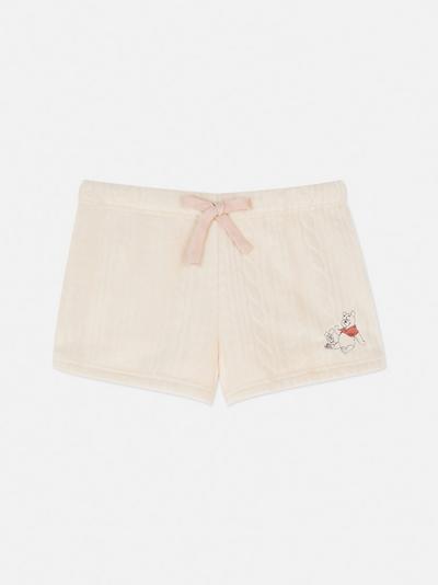 Pantalones cortos de pijama de felpa sintética de Winnie the Pooh de Disney