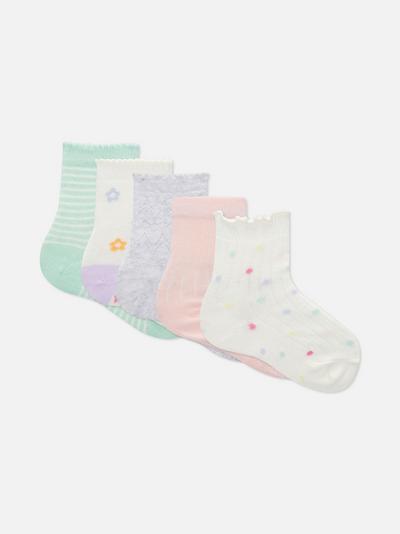 5-Pack Pretty Socks