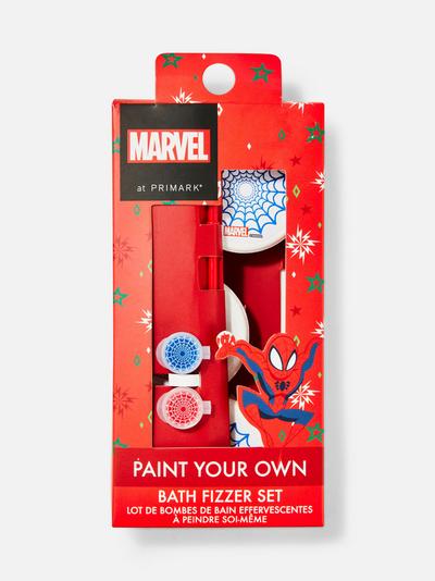 Juego de bombas de baño para pintar de Spiderman de Marvel