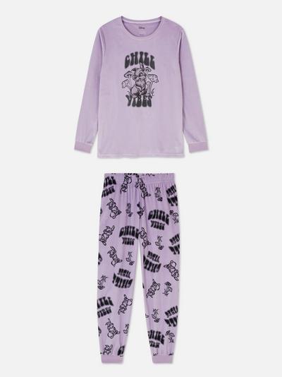 Disney Minky Printed Pyjama Set