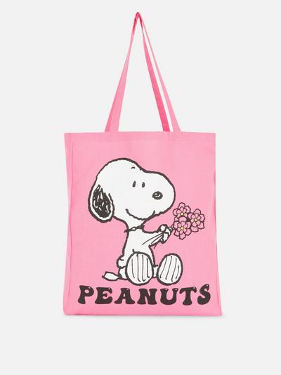 Bolso shopper de tela con estampado de Snoopy