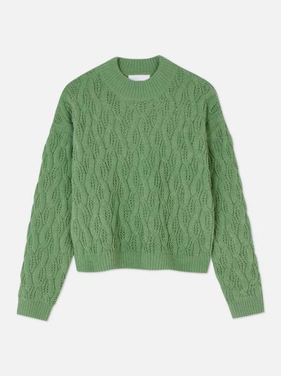 Primark Pullover DAMEN Pullovers & Sweatshirts Chenille Schwarz Rabatt 58 % 