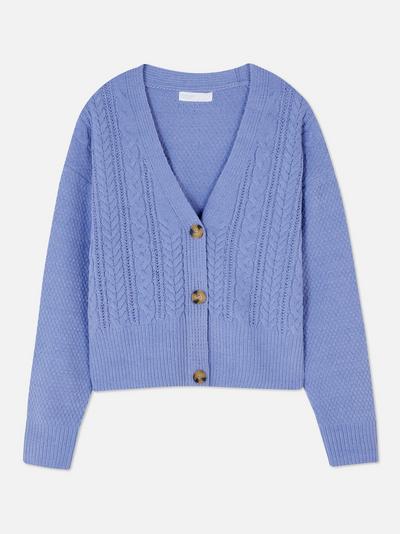 Primark Strickjacke Rabatt 65 % Beige S DAMEN Pullovers & Sweatshirts Gerippt 