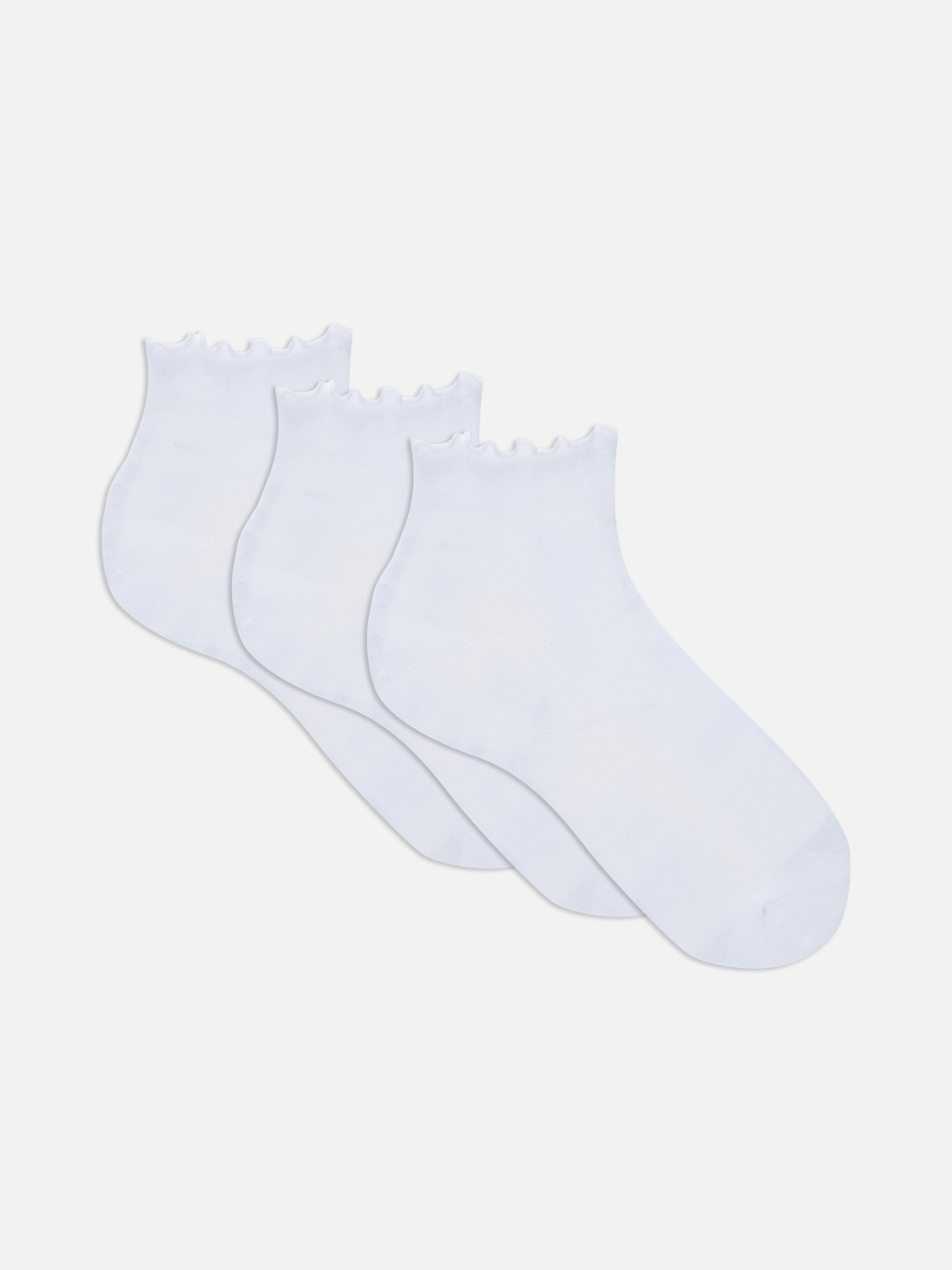 3Pack Lettuce Hem Socks Women's Socks & Tights Women's Style Our