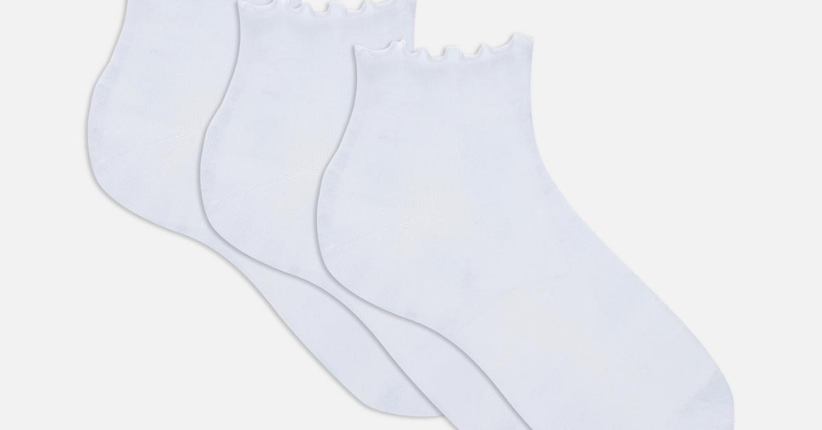 3-Pack Lettuce Hem Socks | Women's Socks & Tights | Women's Style | Our ...