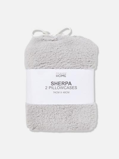 2pk Sherpa Pillowcases