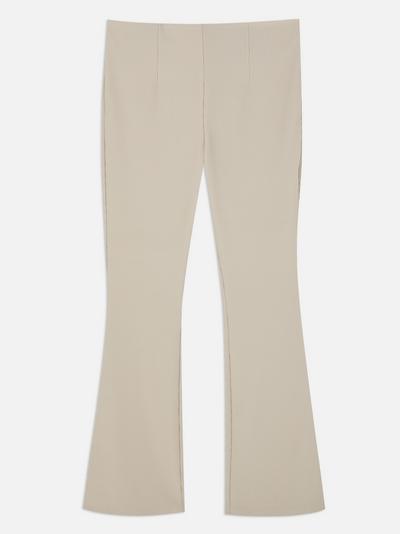 Ribbed Flared Trousers