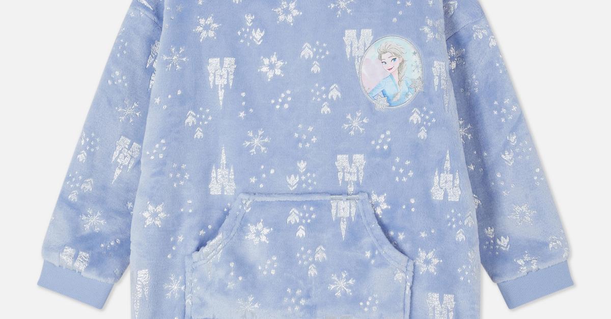 notificación Vuelo Agotamiento Bata de estilo sudadera de Elsa de Frozen de Disney | Pijamas para niños |  Moda para niños | Ropa para niños | Todos los productos Primark | Primark  España