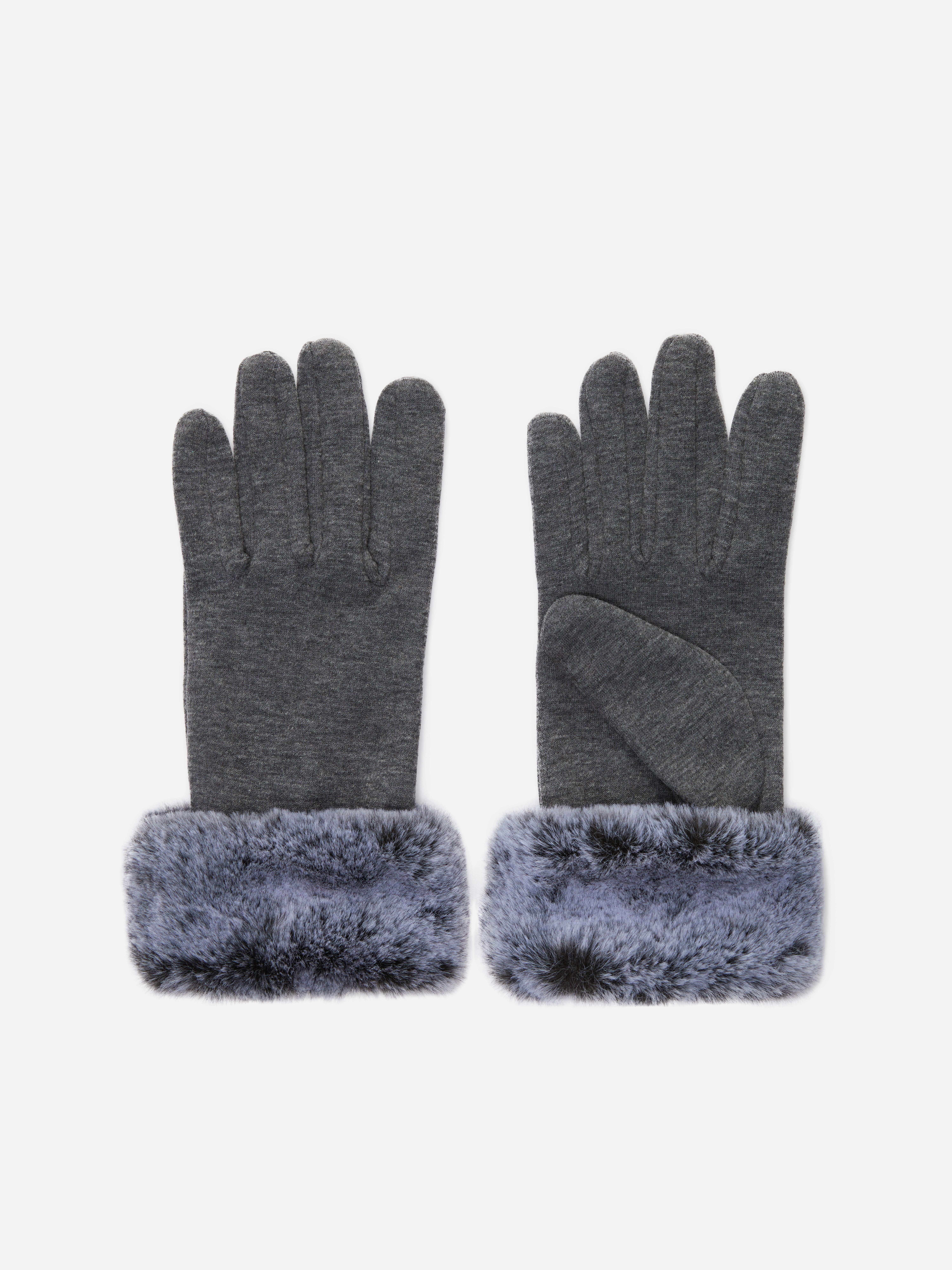 Faux Fur Cuff Gloves Women's Hats, Scarves & Gloves Women's