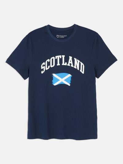 Short Sleeve Scottish Flag T shirt