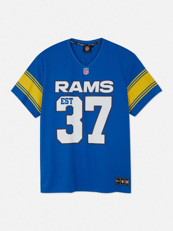 half Go through speak Tricou cu mânecă scurtă cu logo NFL Rams | Tricouri pentru bărbați |  Tricouri și bluze pentru bărbați | Îmbrăcăminte pentru bărbați | Gama  noastră de articole de modă pentru bărbați 