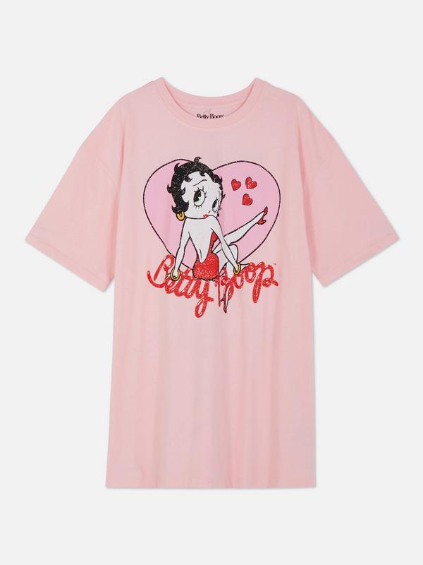 Betty Boop Short Sleeve Nightshirt