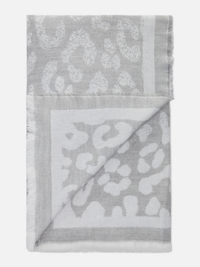 XL-sjaal met patroon