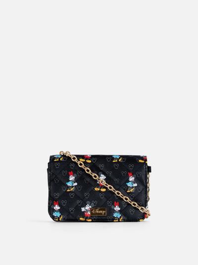 Disney Mickey and Minnie Mouse Monogram Crossbody Bag