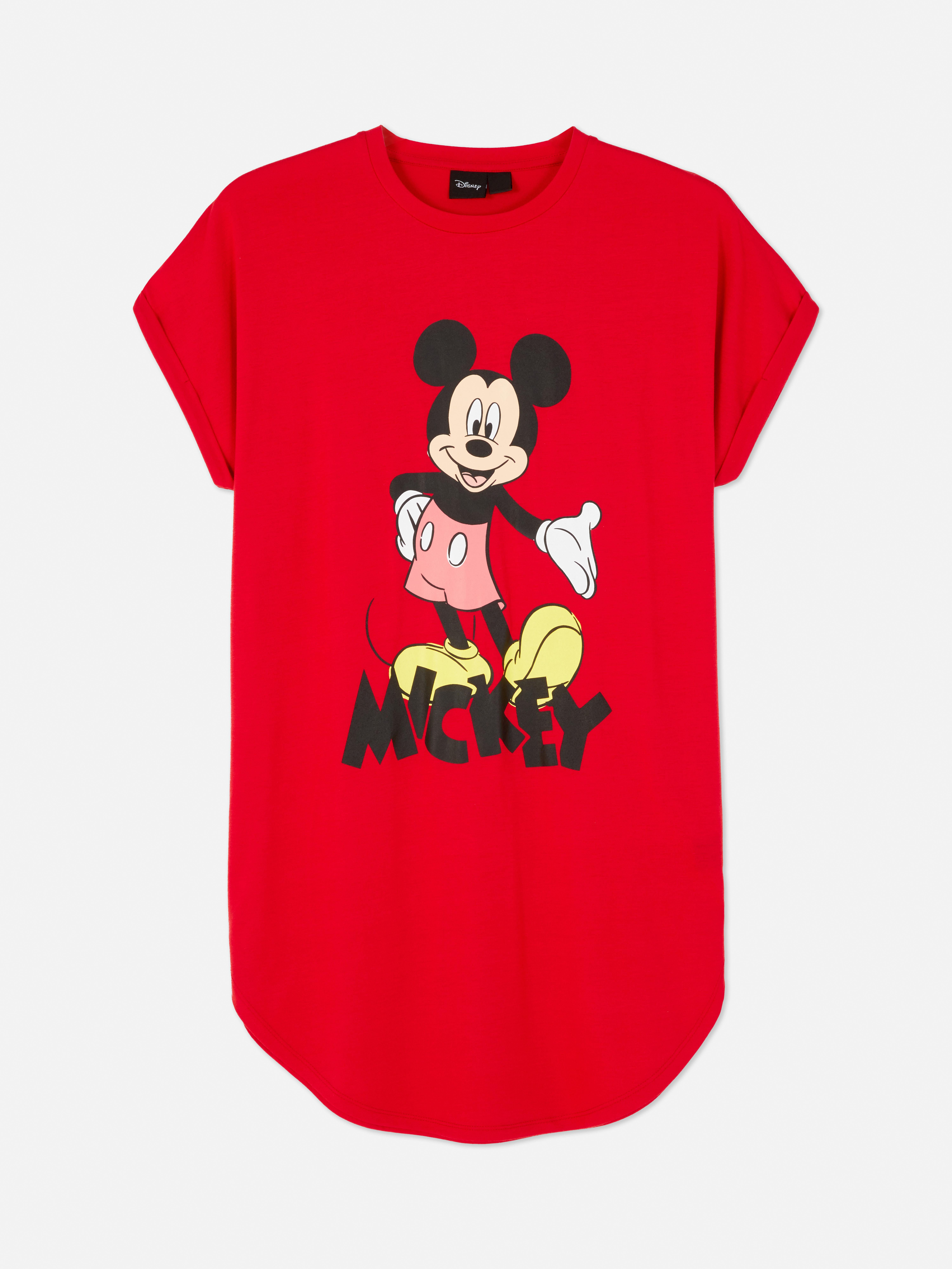 Camiseta larga de Mickey Mouse de Disney Camisetas para mujer Ropa