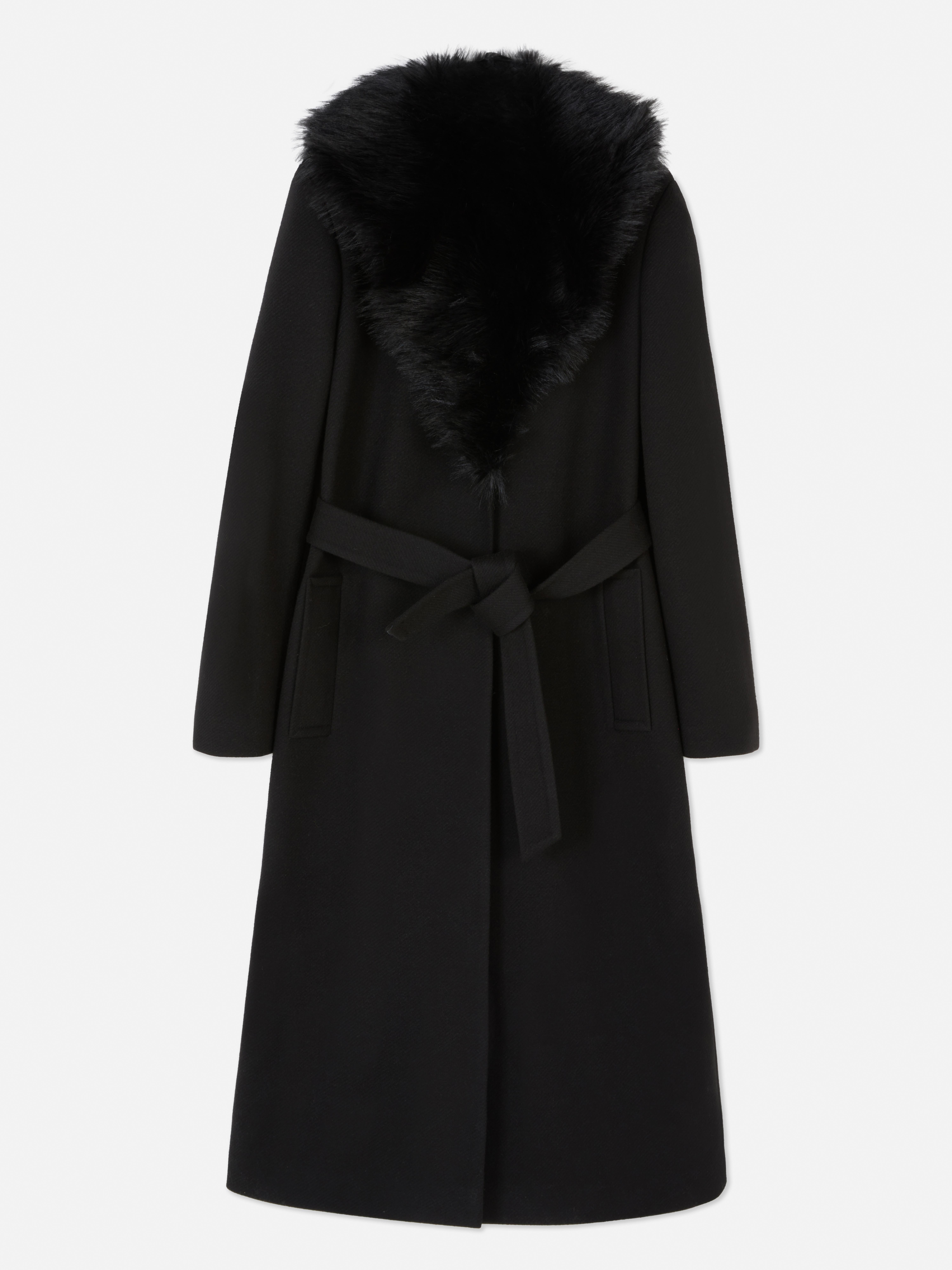 Abrigo con cuello de pelo | Abrigos y chaquetas para mujer | Ropa para mujer | Nuestra línea de moda femenina | Todos los productos Primark | Primark España