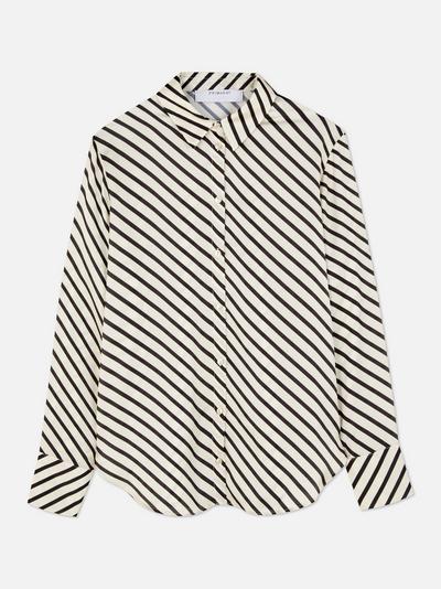 Diagonal Striped Shirt