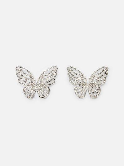 Embellished Butterfly Earrings