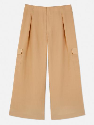 Wide-Fit Cargo Trousers