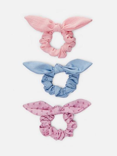 3-Pack Bow Scrunchies