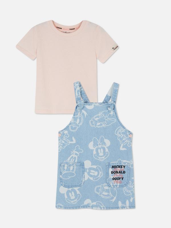 Disney's Mickey Mouse and Friends Overall Dress Set