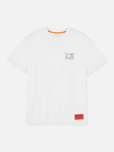 Camiseta de algodón con estampado de Los Ángeles