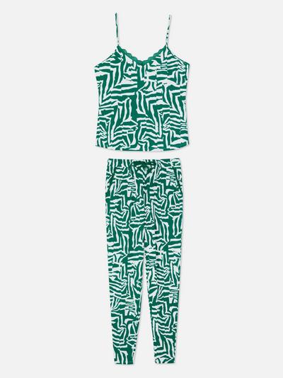 Komplet pižame z vzorcem