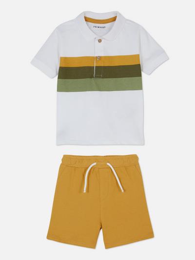 Polo Shirt and Shorts Set