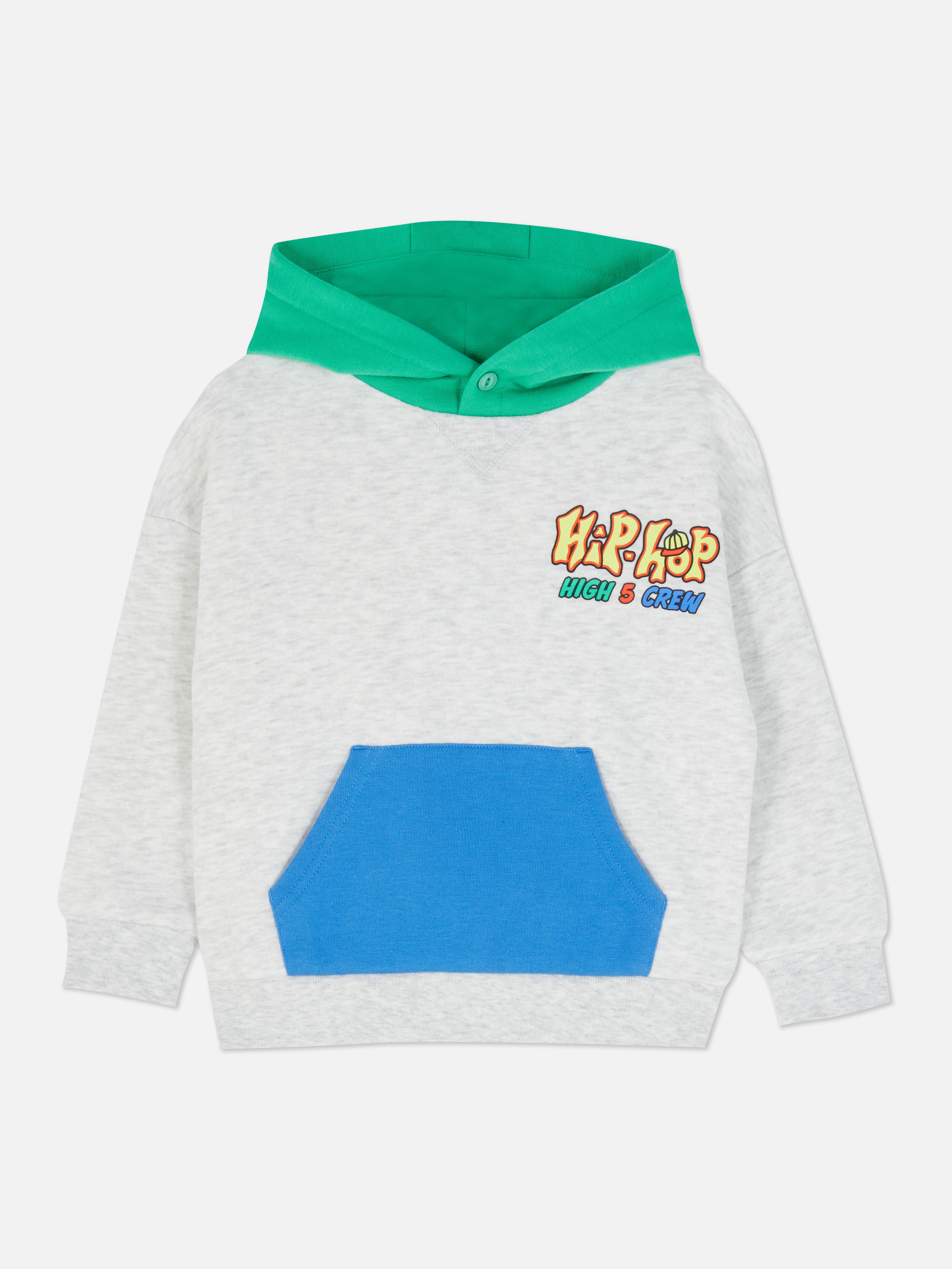 Sweat à capuche à imprimé High Five Crew Mode garçon 2 à 7 ans Mode