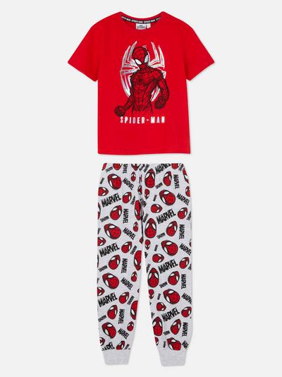 „Spider Man“ Pyjamaset mit kurzen Armen