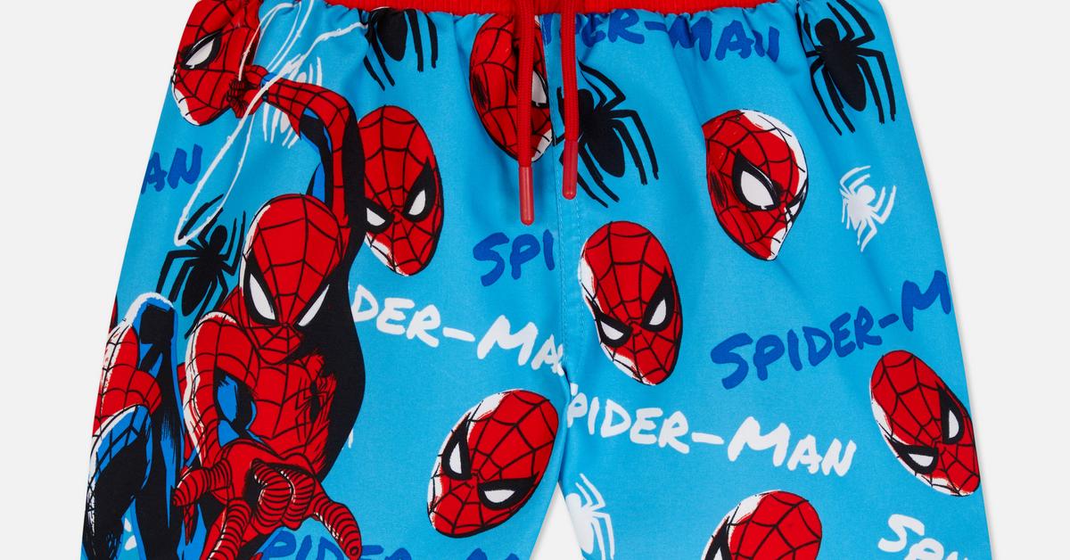 Spider-Man Swim Shorts | Boys' Clothes Ages 2-7 | Boys Clothes | Kids ...