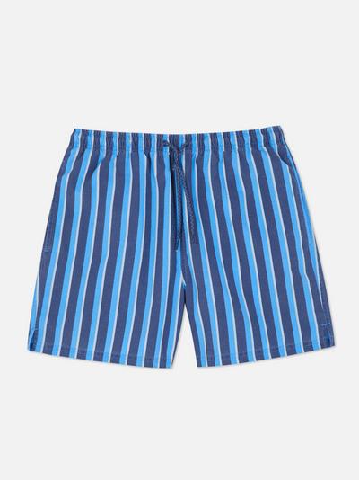 Washed Stripe Swim Shorts