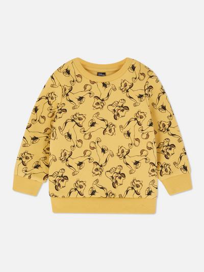 Disney Lion King Print Crew Neck Sweatshirt