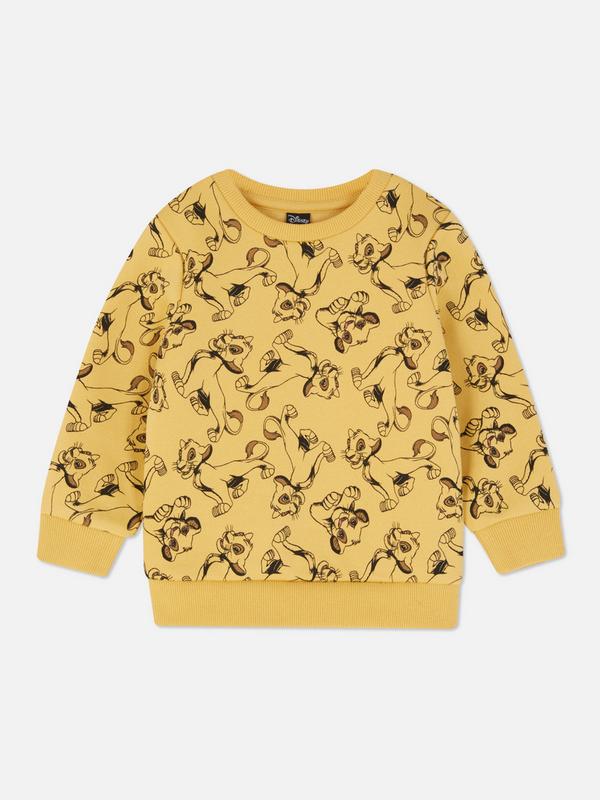 Bluză cu guler rotund cu imprimeu Disney Lion King
